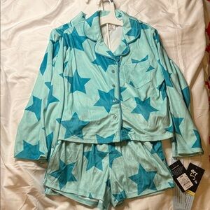 Pair of Art Class Teal Star Pajama Sets